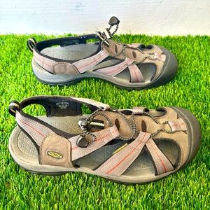 Keen Venice Waterproof Hiking Sandals Closed Toe Gray/Black EU0407 Men’s 13